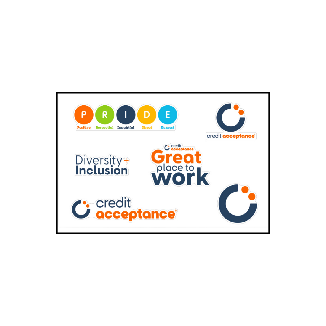 Credit Acceptance Sticker Sheet