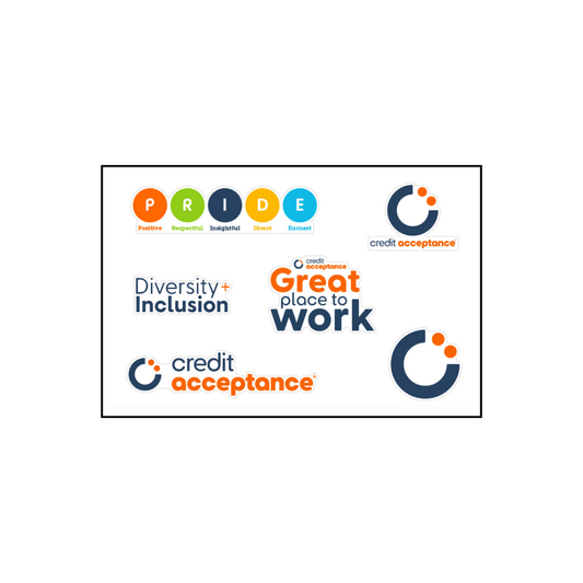 Credit Acceptance Sticker Sheet